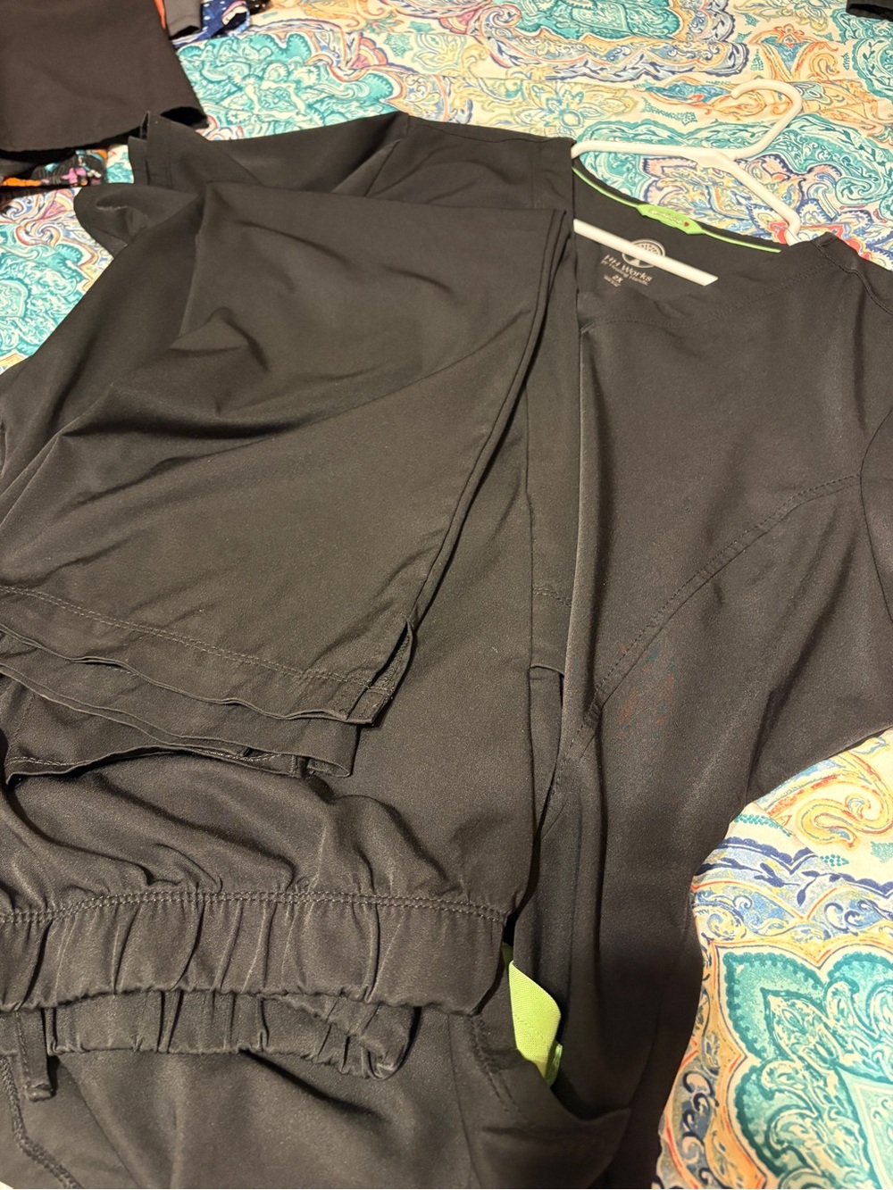 healing hands Black Track Jogger Set